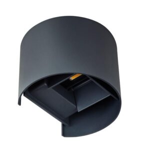 Applique LED 7w Luce Natura doppia emissione Regolabile IP65 Nero